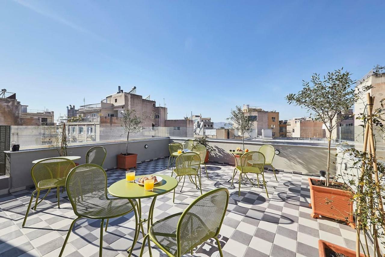 Spacious Suite W. Huge Balcony + Acropolis View Atene Esterno foto