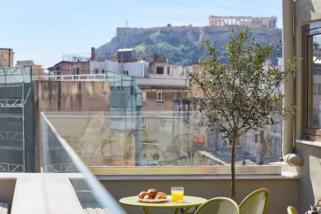 Spacious Suite W. Huge Balcony + Acropolis View Atene Esterno foto